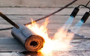 Neuadd Cross asphalt flat roofing repairs